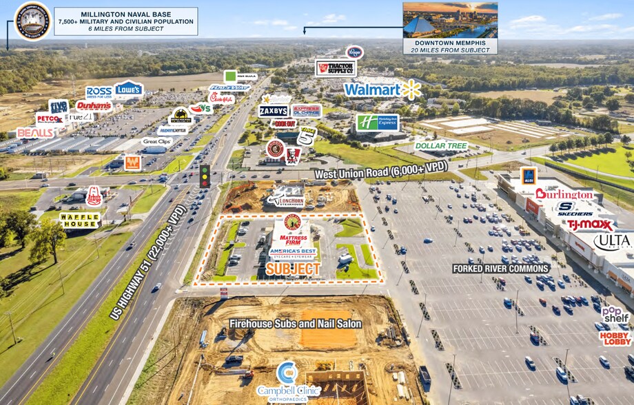 8699 US 51 North hwy, Millington, TN à vendre - Photo du bâtiment - Image 3 de 5