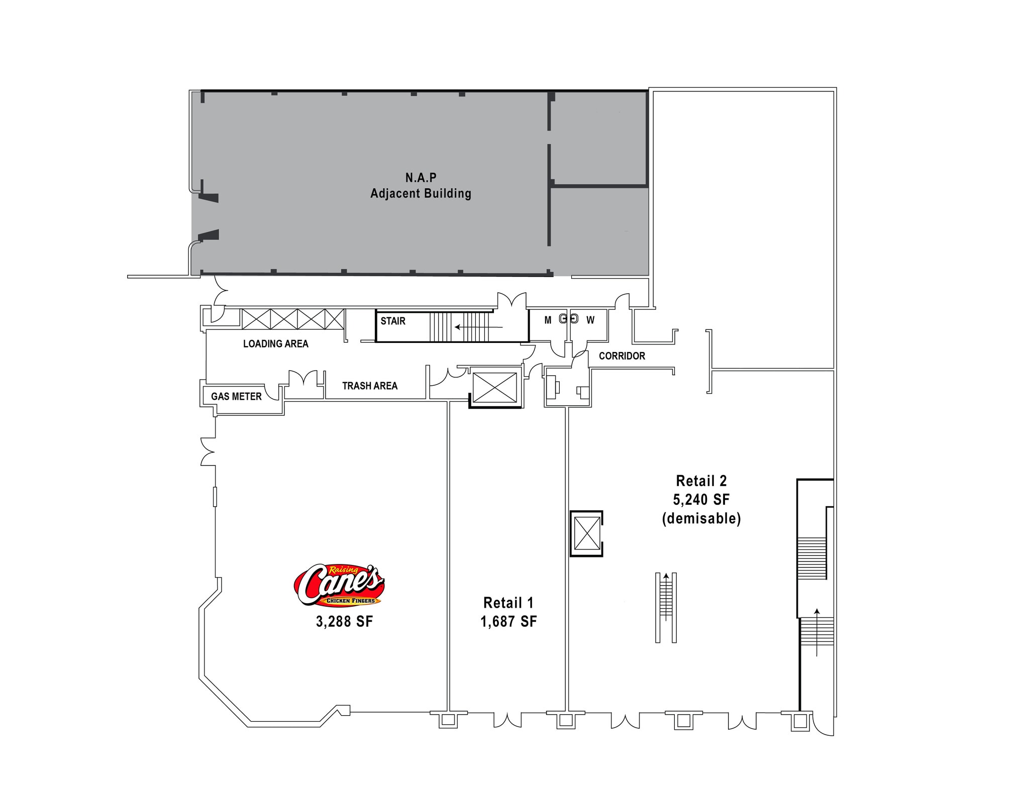 211-229 Jefferson St, San Francisco, CA for lease Typical Floor Plan- Image 1 of 1
