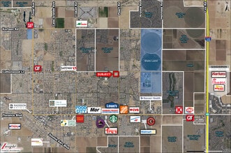 Cottonwood Ln & Peart Rd, Casa Grande, AZ - AERIAL  map view - Image1