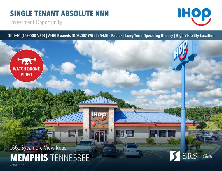 1661 Sycamore View Rd, Memphis, TN à vendre - Photo du bâtiment - Image 1 de 8