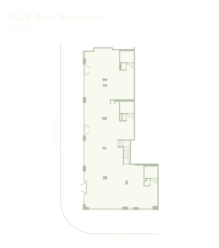 613 4th Ave, Brooklyn, NY 11215 - Unit 1 - - Floor Plan - Image 1 of 6
