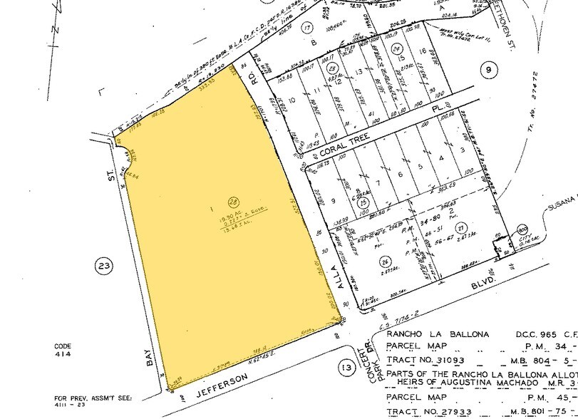 13031 W Jefferson Blvd, Los Angeles, CA à louer - Plan cadastral - Image 3 de 9