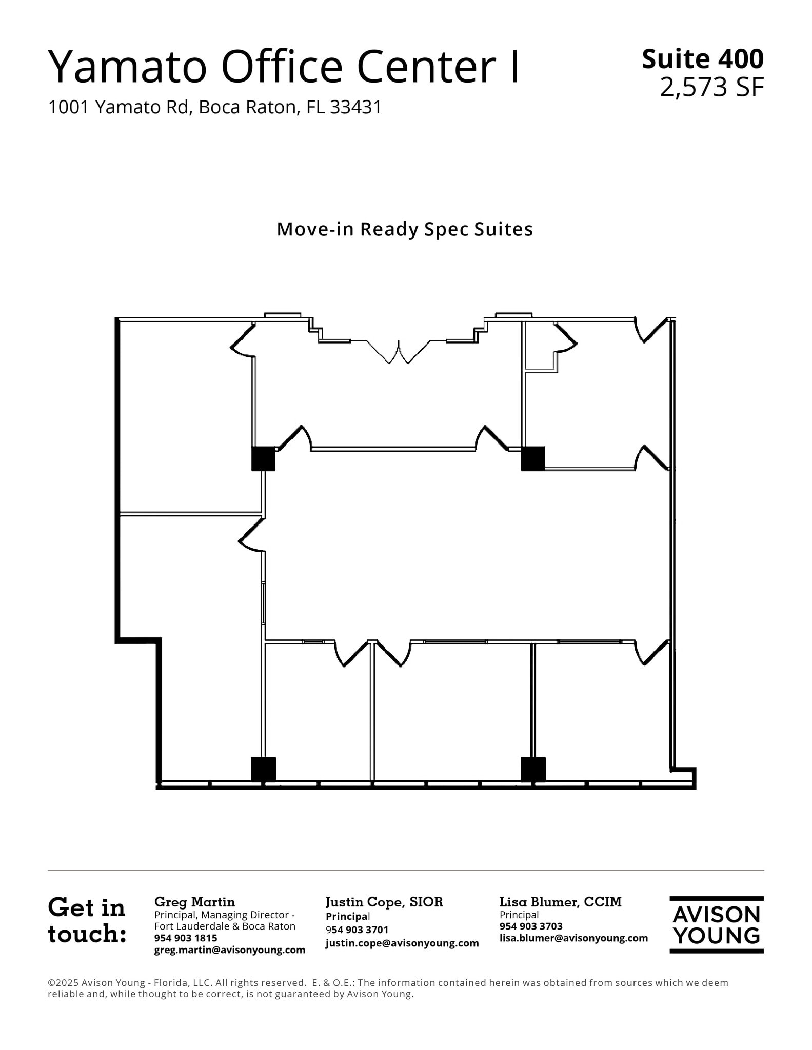999-1001 W Yamato Rd, Boca Raton, FL for lease Floor Plan- Image 1 of 6