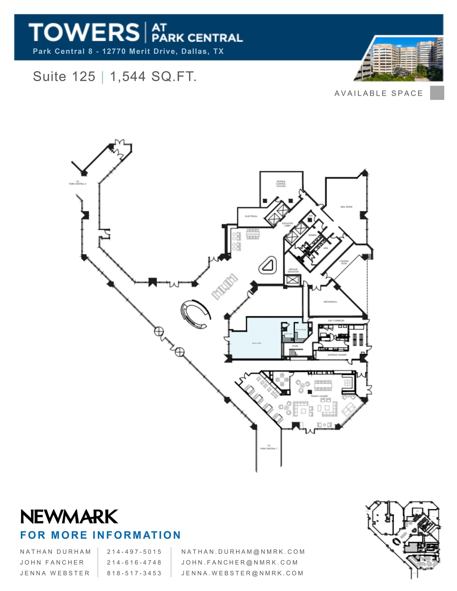12750 Merit Dr, Dallas, TX for lease Site Plan- Image 1 of 2
