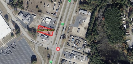 2988 Gillespie St, Fayetteville, NC - Aerial  map view