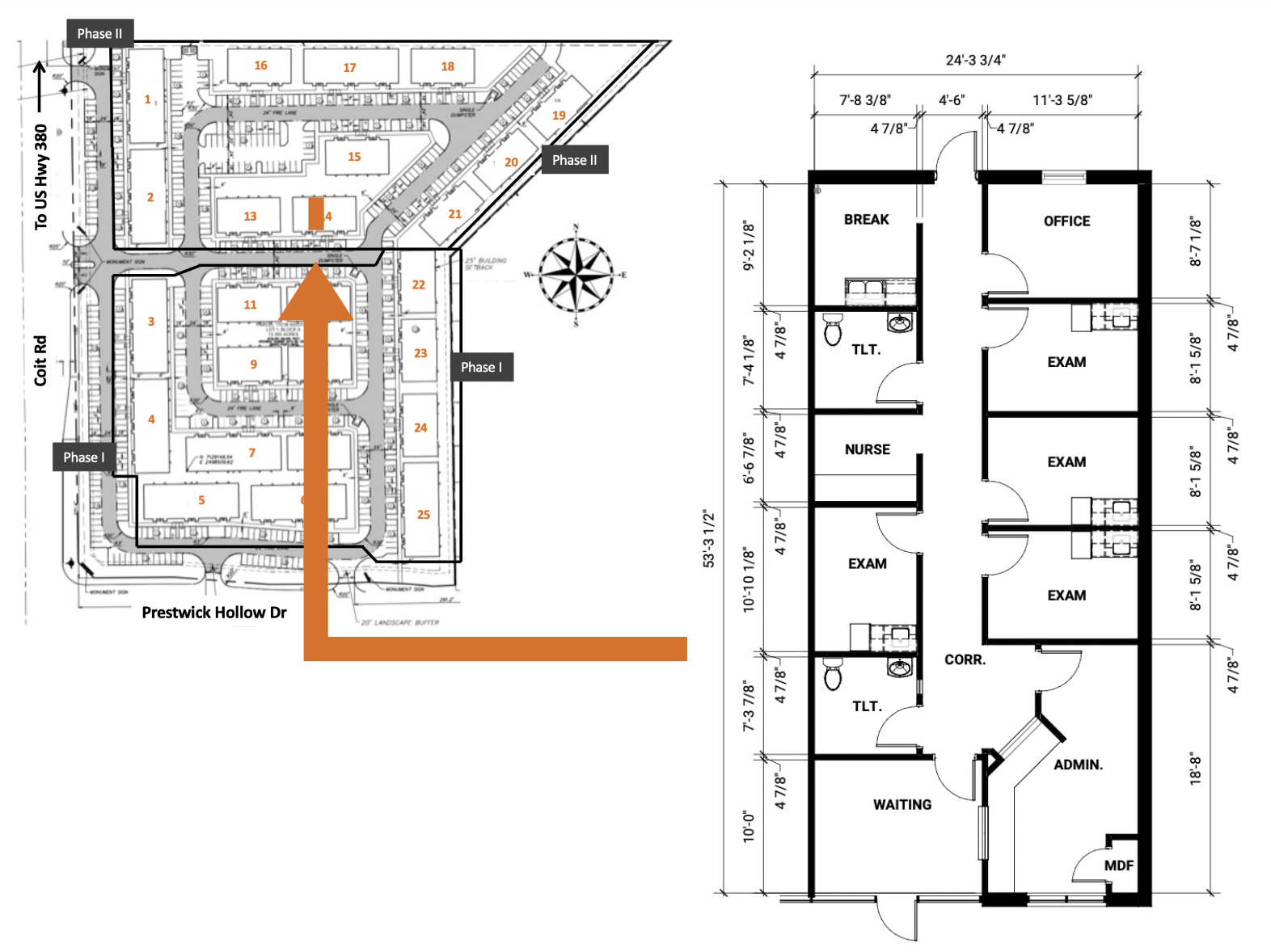 1400 N Coit Rd, McKinney, TX à louer Plan d  tage- Image 1 de 1