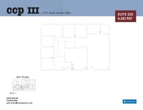 3131 S Vaughn Way, Aurora, CO for lease Site Plan- Image 1 of 2