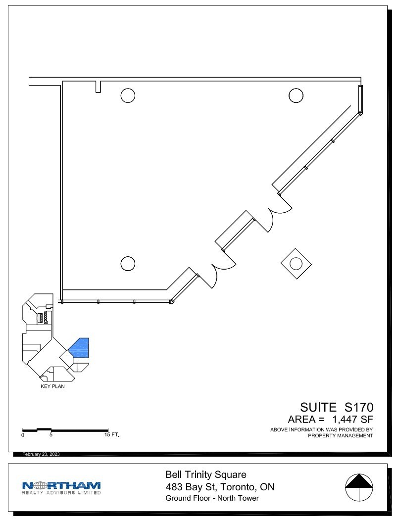 483 Bay St, Toronto, ON for lease Floor Plan- Image 1 of 1