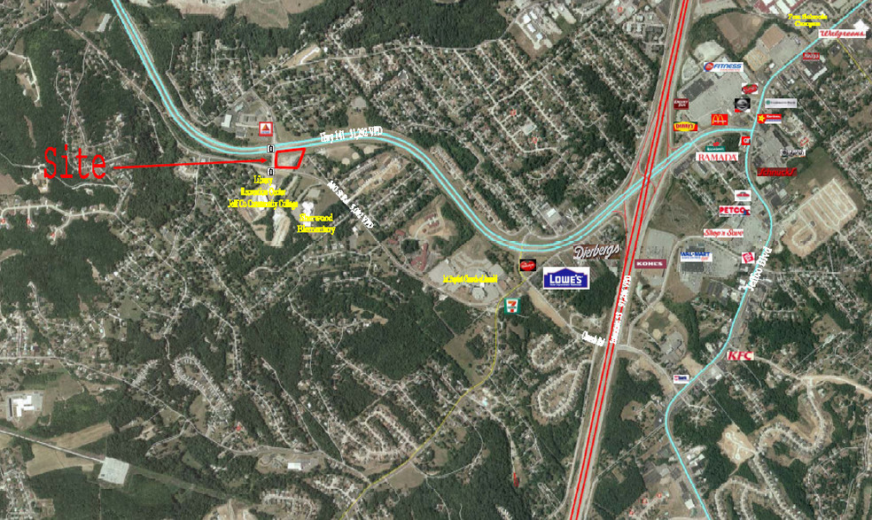 1700-1726 Highway 141, Arnold, MO for lease - Aerial - Image 3 of 13