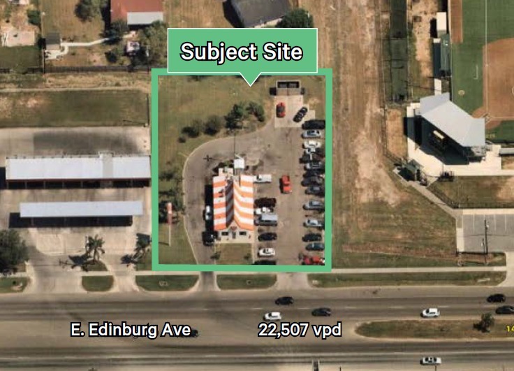 623 E Edinburg Ave, Elsa, TX for lease - Aerial - Image 3 of 5