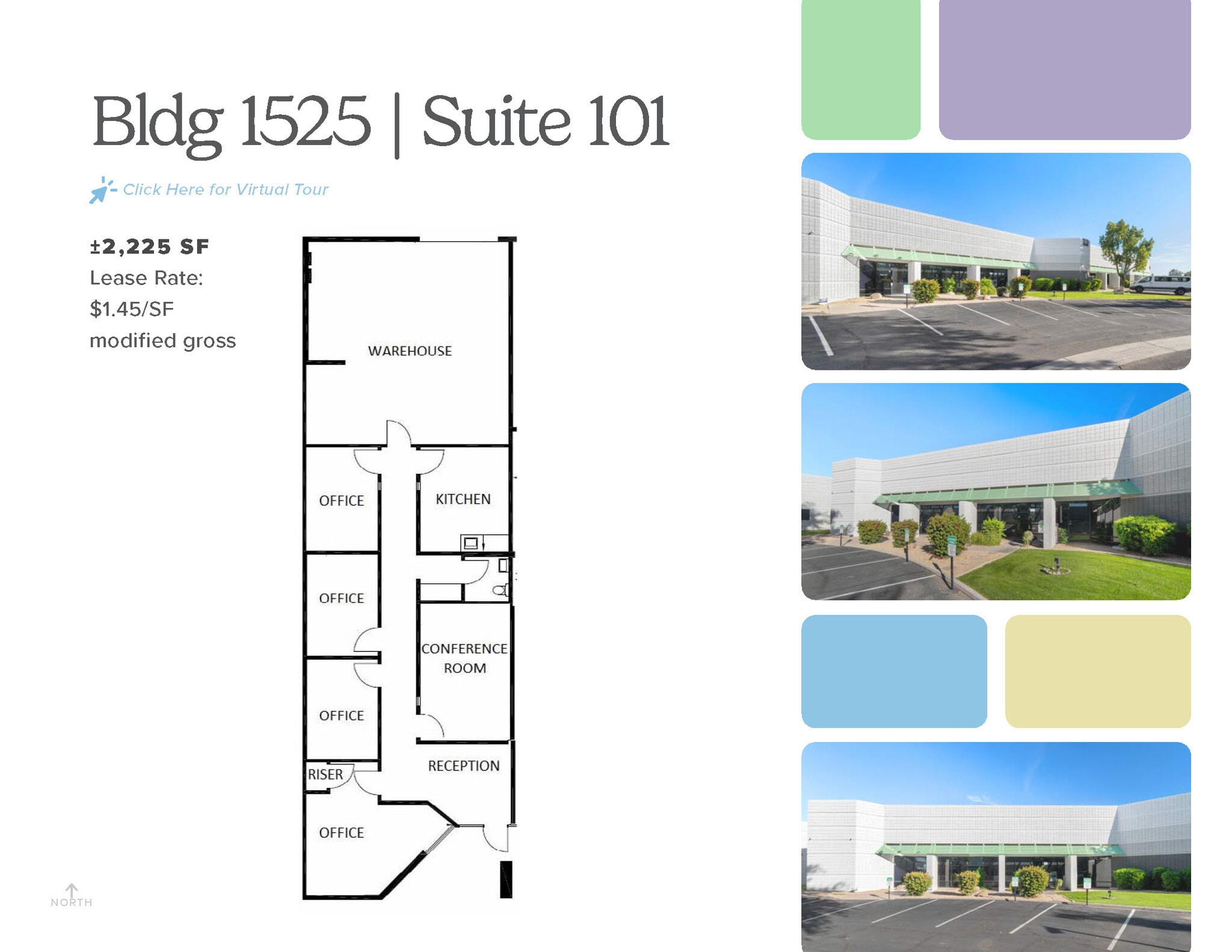1575 W University Dr, Tempe, AZ à louer Plan d’étage- Image 1 de 9