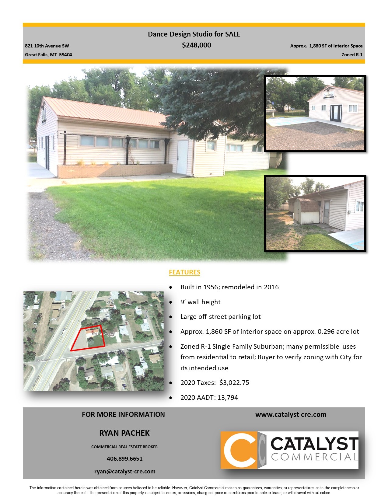 821 10th Ave SW, Great Falls, MT for sale Primary Photo- Image 1 of 1