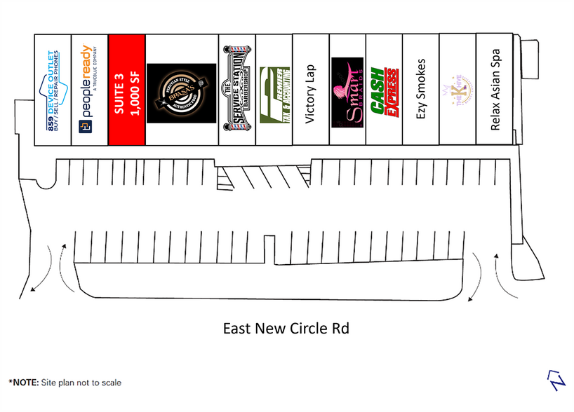 565 E New Circle Rd, Lexington, KY à louer - Plan de site - Image 2 de 5