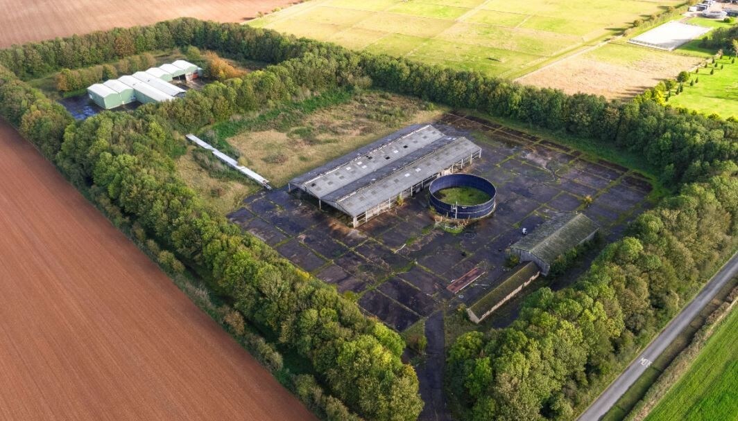 Former Sunhill Mushroom Composting Facility, Poulton à louer Aérien- Image 1 de 2