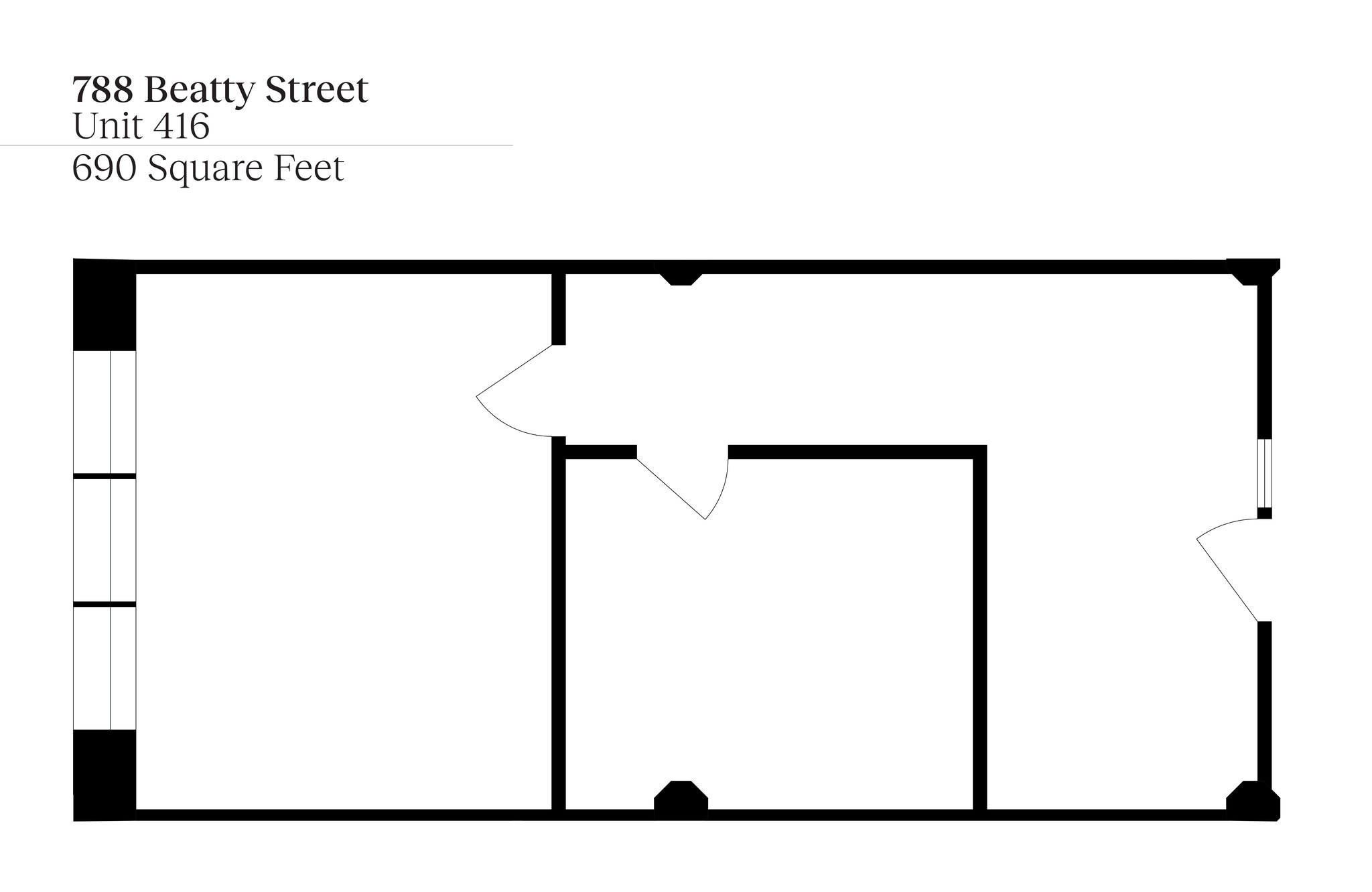 788 Beatty St, Vancouver, BC for lease Site Plan- Image 1 of 10
