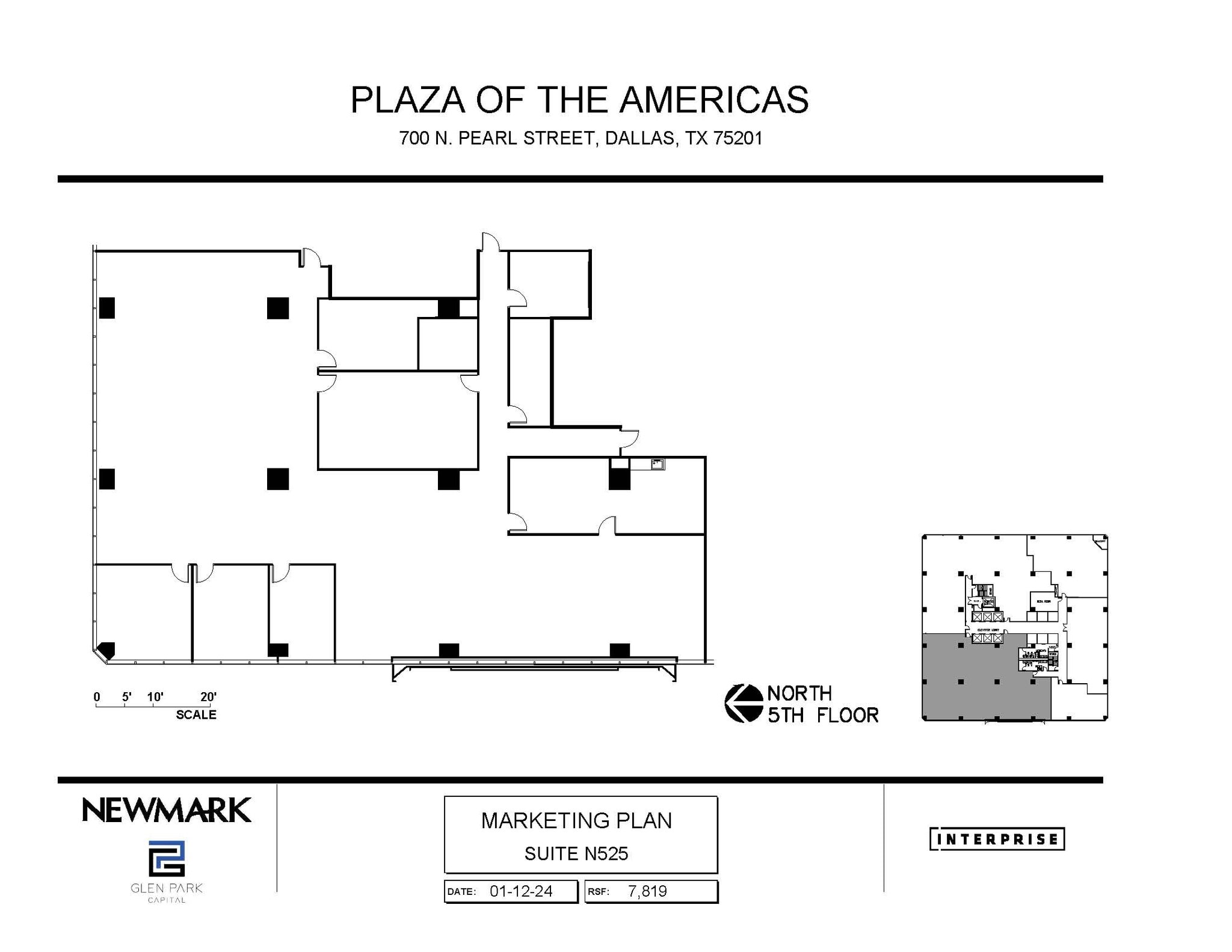 700 N Pearl St, Dallas, TX for lease Floor Plan- Image 1 of 1