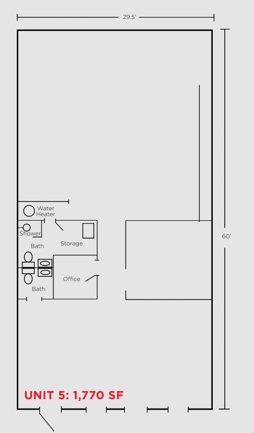 8303 Washington St, Chagrin Falls, OH à louer Plan d  tage- Image 1 de 1