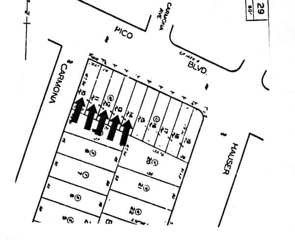 5470 W Pico Blvd, Los Angeles, CA for lease - Plat Map - Image 3 of 3