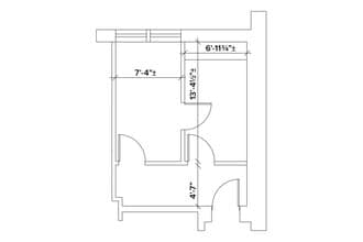 245 Main St, Chester, NJ à louer Plan d’étage- Image 1 de 2