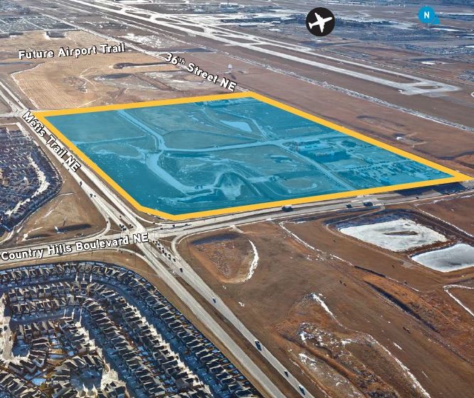 10570 36th St NE, Calgary, AB for sale Aerial- Image 1 of 1