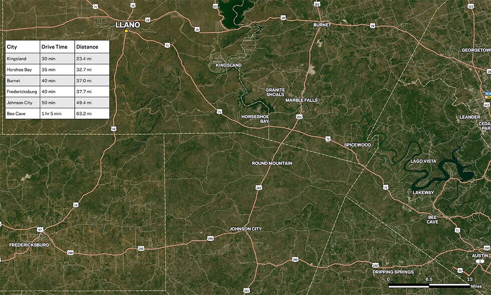 TX-16, Llano, TX à vendre - Aérien - Image 2 de 2