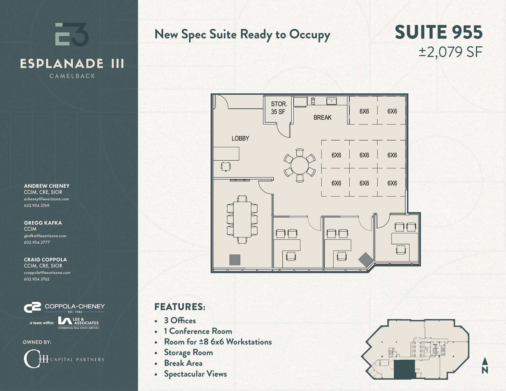 2415 E Camelback Rd, Phoenix, AZ for lease Floor Plan- Image 1 of 1