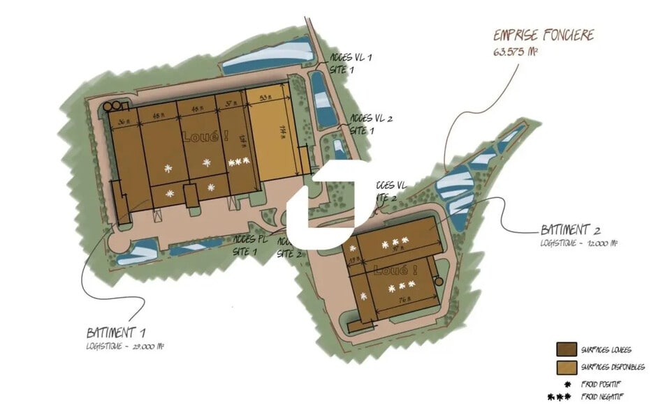Rue Claude Chappe, Duppigheim à louer - Plan de site - Image 2 de 2