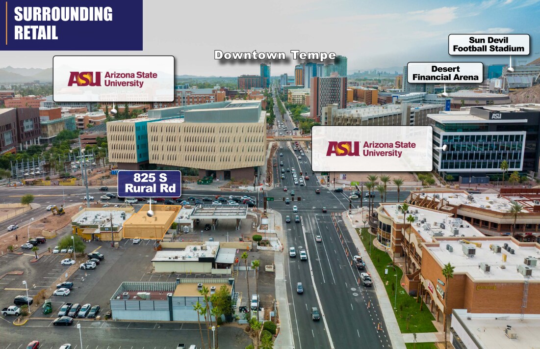 825 S Rural Rd, Tempe, AZ à vendre Photo du bâtiment- Image 1 de 3