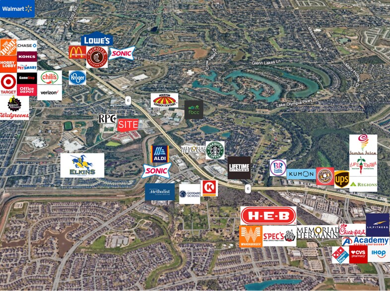 0 Knights Court, Missouri City, TX à vendre - Aérien - Image 3 de 9