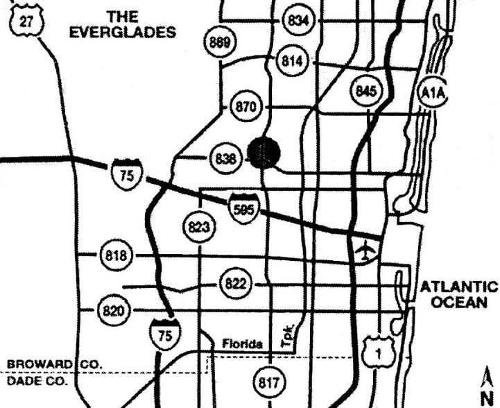 3801 N University Dr, Sunrise, FL for lease - Site Plan - Image 1 of 2