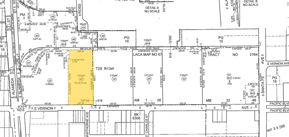 1937-2035 E Vernon Ave, Vernon, CA à vendre - Plan cadastral - Image 1 de 1