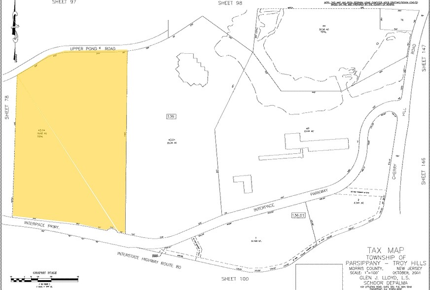 300 Interpace Pky, Parsippany, NJ à louer - Plan cadastral - Image 2 de 7