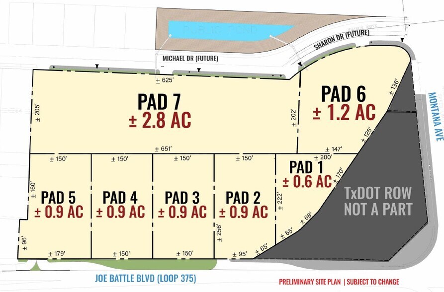 Joe Battle Blvd, El Paso, TX for lease - Building Photo - Image 1 of 1