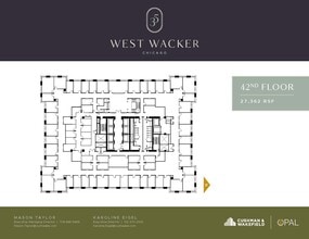 35 W Wacker Dr, Chicago, IL à louer Plan d’étage- Image 1 de 1