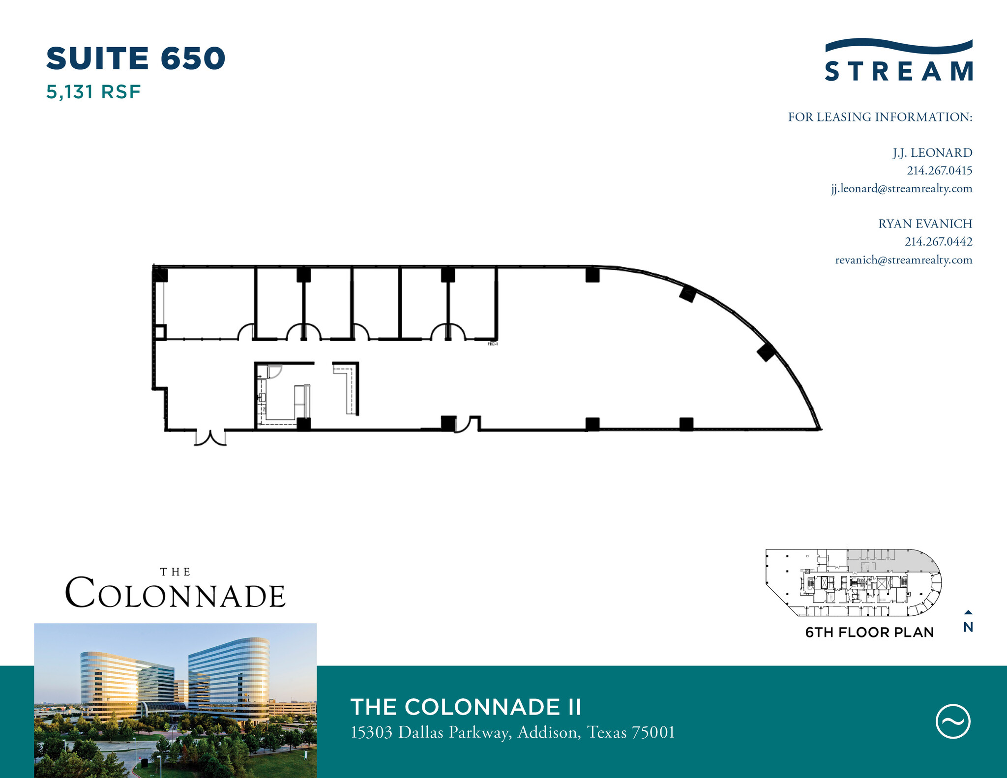 15301 N Dallas Pky, Addison, TX for lease Floor Plan- Image 1 of 2