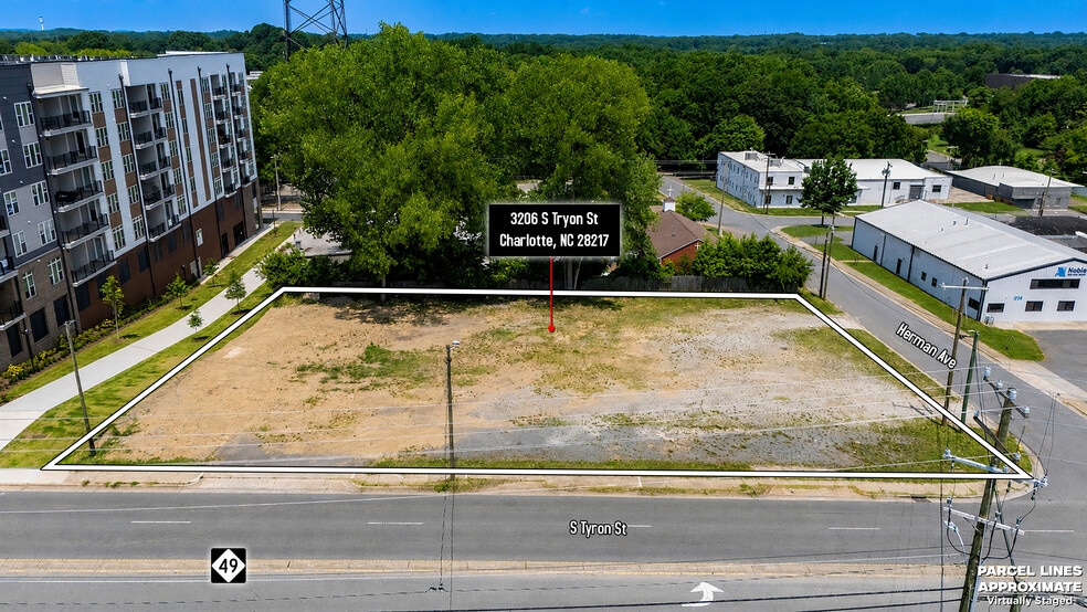 3206 S Tryon St, Charlotte, NC for sale - Aerial - Image 2 of 20