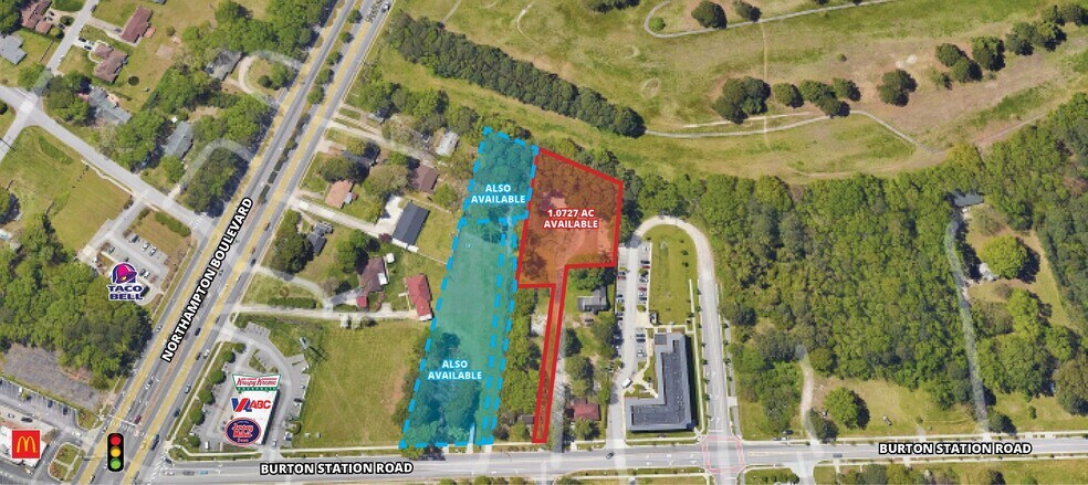 5805 Burton Station Rd, Virginia Beach, VA for sale - Plat Map - Image 1 of 2