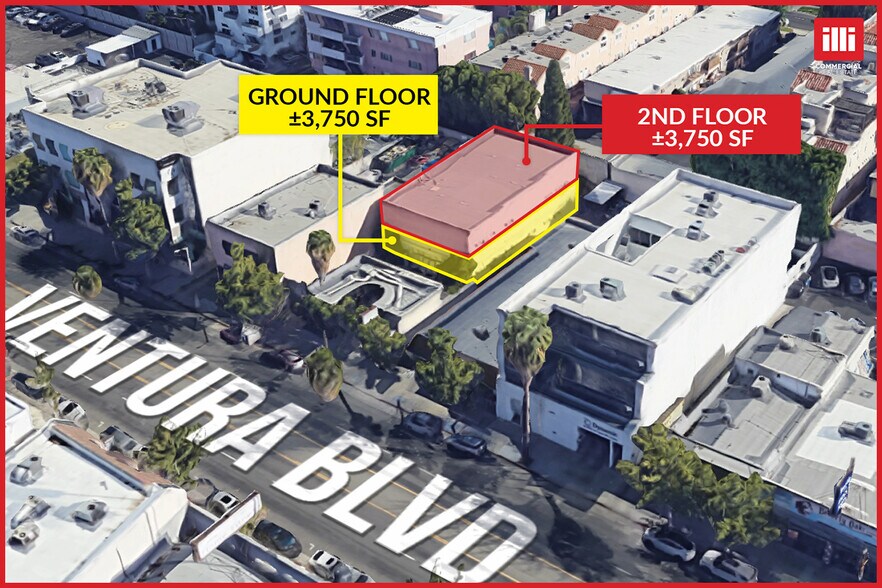 14252 Ventura Blvd, Sherman Oaks, CA à louer - Aérien - Image 2 de 4