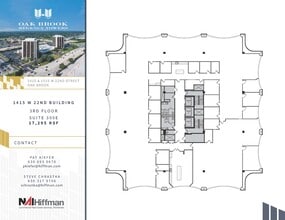1415 W 22nd St, Oak Brook, IL for lease Floor Plan- Image 1 of 1