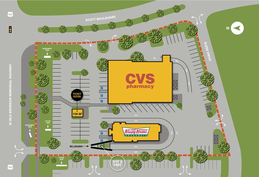 5304 W Irlo Bronson Memorial Hwy, Kissimmee, FL à louer - Photo du bâtiment - Image 3 de 7