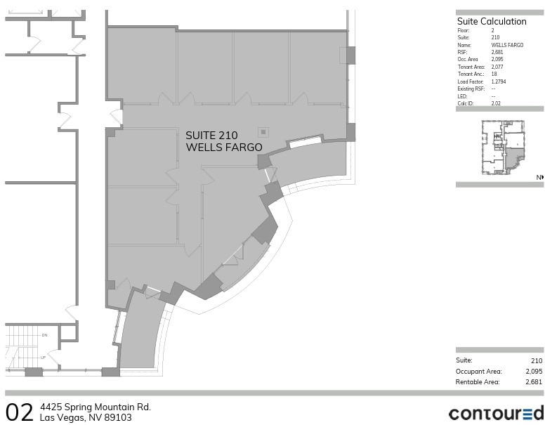 4425 Spring Mountain Rd, Las Vegas, NV à louer Plan d’étage- Image 1 de 2