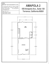 438 Amapola Ave, Torrance, CA à louer Plan d  tage- Image 1 de 1