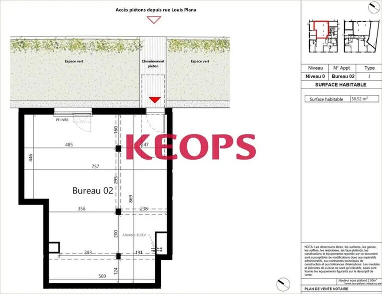 147 Rue Louis Plana, Toulouse for sale - Floor Plan - Image 2 of 9