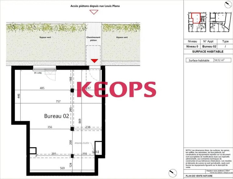 147 Rue Louis Plana, Toulouse à vendre - Plan d’étage - Image 2 de 9