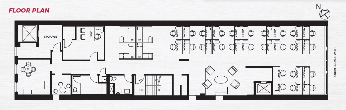 37 Union Sq W, New York, NY for lease Floor Plan- Image 1 of 16