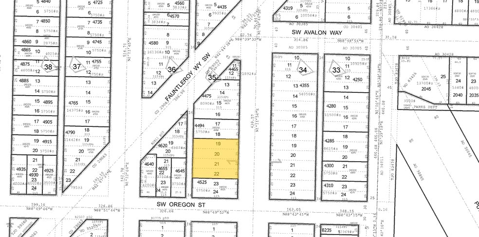 4406 36th Ave SW, Seattle, WA for lease - Plat Map - Image 2 of 2