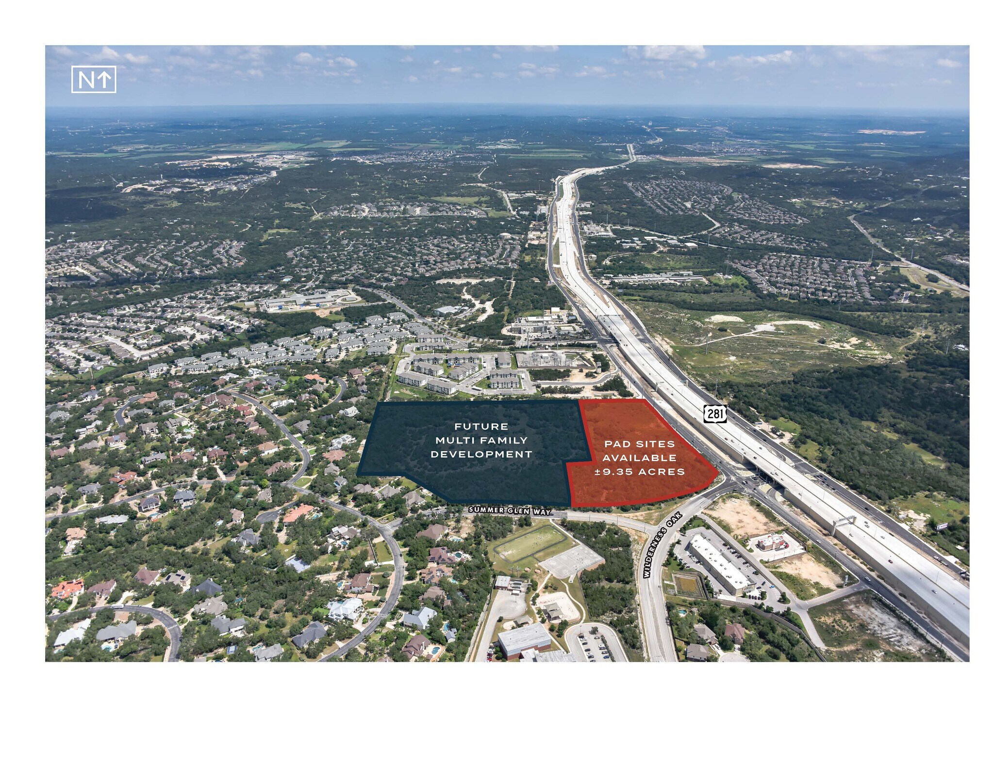 Hwy 281 & Wilderness Oak, San Antonio, TX à vendre Photo du bâtiment- Image 1 de 3