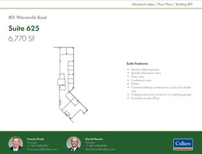 801 Warrenville Rd, Lisle, IL for lease Floor Plan- Image 1 of 2