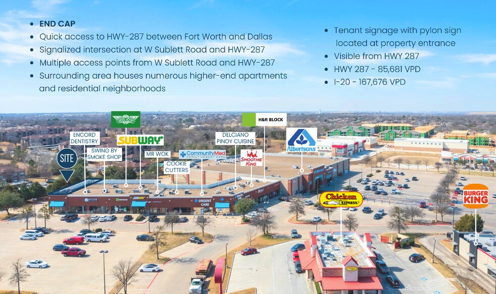 6220-6230 US 287 HWY, Arlington, TX à louer - Photo du bâtiment - Image 1 de 17