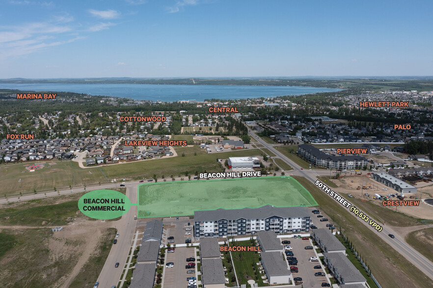 1 Beacon Hill Dr, Sylvan Lake, AB for lease - Aerial - Image 2 of 5